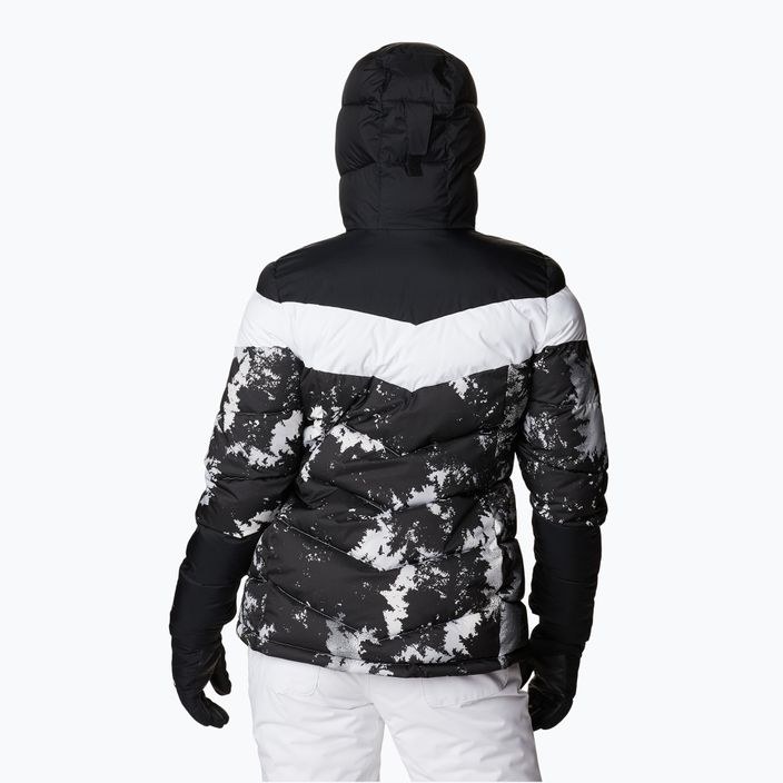 Куртка лижна жіноча Columbia Abbott Peak Insulated white lookup print/black/white 3