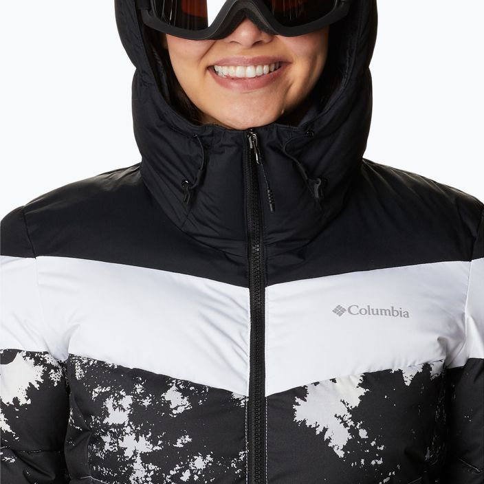 Куртка лижна жіноча Columbia Abbott Peak Insulated white lookup print/black/white 4