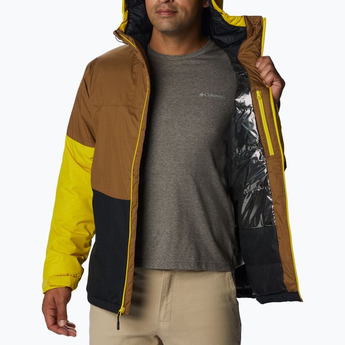 Куртка зимова чоловіча Columbia Point Park Insulated delta/black/laser lemon 5