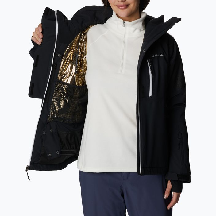 Куртка лижна жіноча Columbia Snow Slab Blackdot black 9