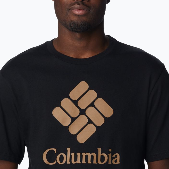 Футболка трекінгова чоловіча Columbia CSC Basic Logo black/csc stacked logo 5