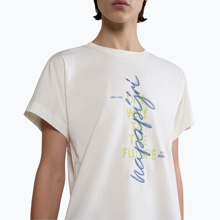 Жіноча футболка Napapijri S-Keith W білий шепіт 4