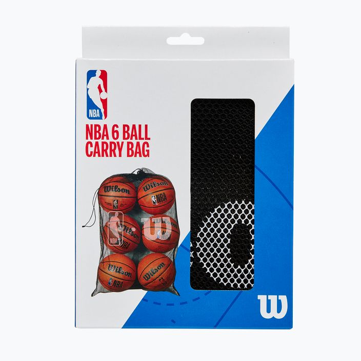 Сумка для баскетбольних м'ячів Wilson NBA Authentic 6 Ball 3