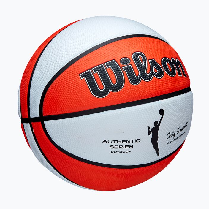 М'яч баскетбольний дитячий Wilson WNBA Authentic Series Outdoor orange/white розмір 5 2
