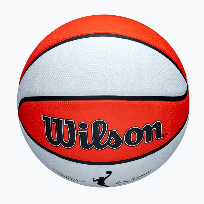 М'яч баскетбольний дитячий Wilson WNBA Authentic Series Outdoor orange/white розмір 5 4