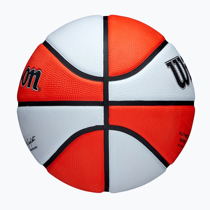 М'яч баскетбольний дитячий Wilson WNBA Authentic Series Outdoor orange/white розмір 5 6