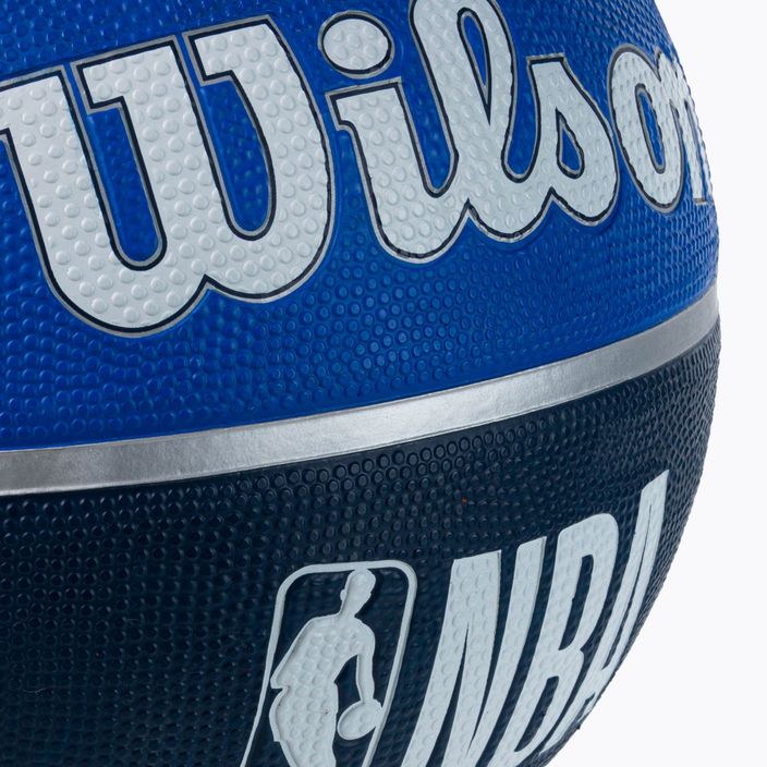 М'яч баскетбольний  Wilson NBA Team Tribute Dallas Mavericks WTB1300XBDAL розмір 7 4