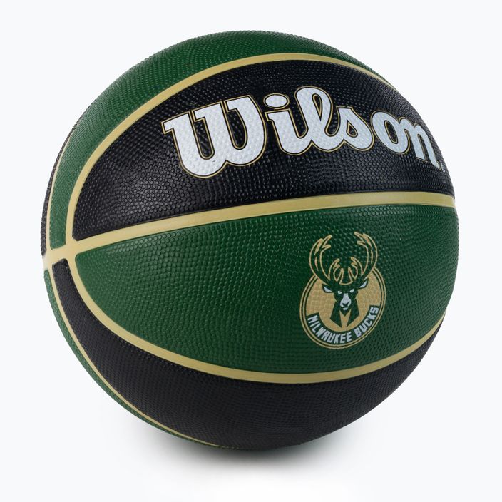 М'яч баскетбольний  Wilson NBA Team Tribute Milwaukee Bucks WTB1300XBMIL розмір 7 2