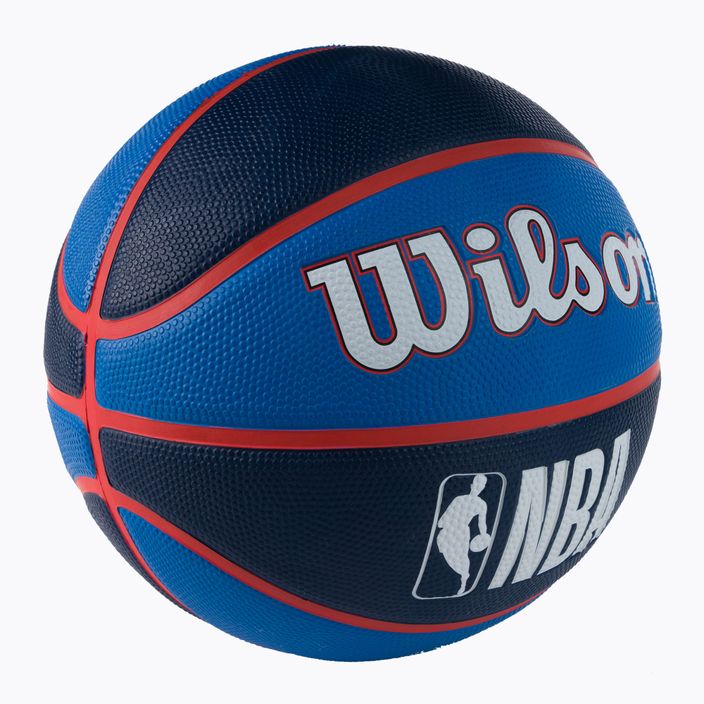 М'яч баскетбольний  Wilson NBA Team Tribute Oklahoma City Thunder WTB1300XBOKC розмір 7 4