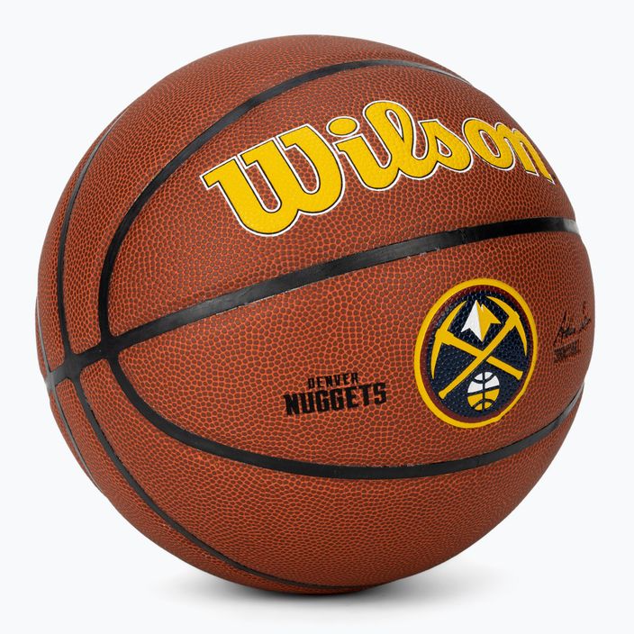 М'яч баскетбольний  Wilson NBA Team Alliance Denver Nuggets WTB3100XBDEN розмір 7 2