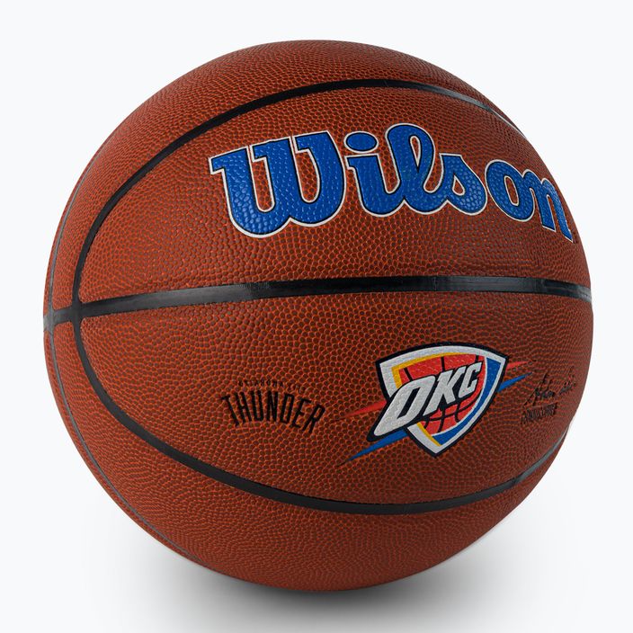 М'яч баскетбольний  Wilson NBA Team Alliance Oklahoma City Thunder WTB3100XBOKC розмір 7 2
