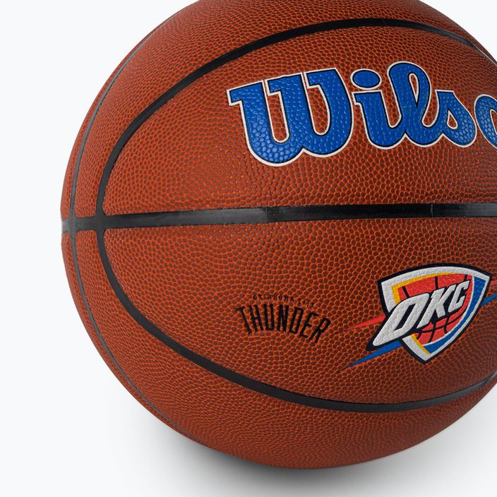 М'яч баскетбольний  Wilson NBA Team Alliance Oklahoma City Thunder WTB3100XBOKC розмір 7 3