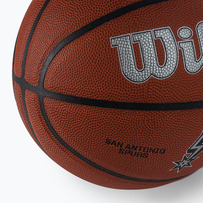 М'яч баскетбольний Wilson NBA Team Alliance San Antonio Spurs WTB3100XBSAN розмір 7 3