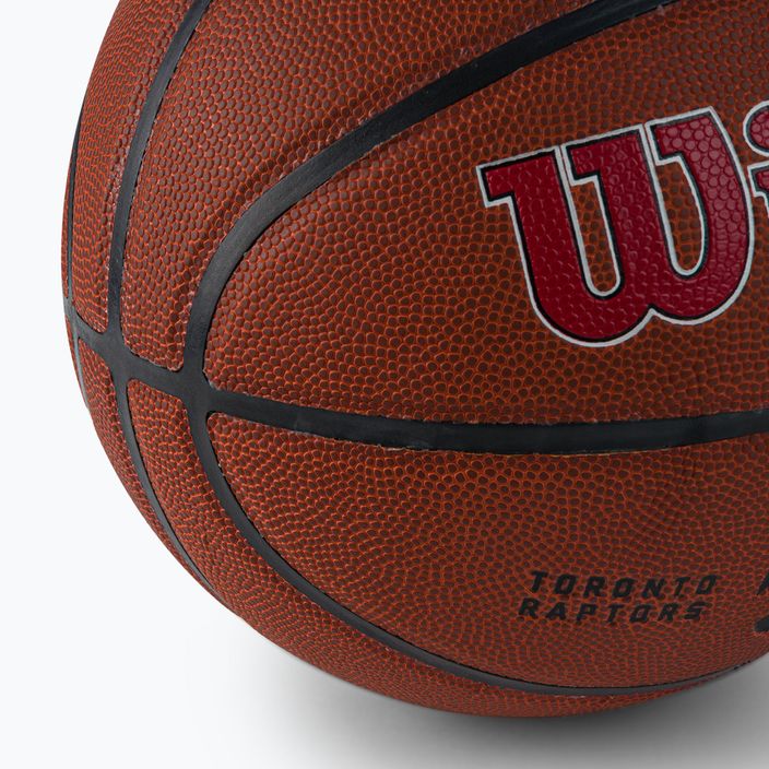 М'яч баскетбольний Wilson NBA Team Alliance Toronto Raptors WTB3100XBTOR розмір 7 3