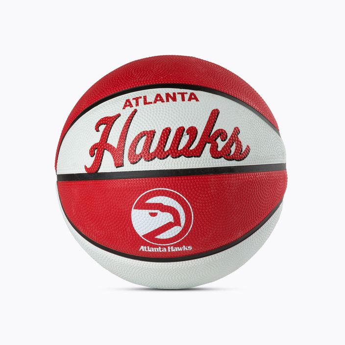 Міні м'яч баскетбольний  Wilson NBA Team Retro Mini Atlanta Hawks WTB3200XBATL розмір 3