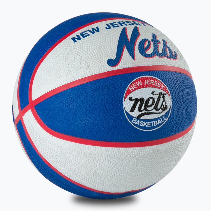 Міні м'яч баскетбольний  Wilson NBA Team Retro Mini Brooklyn Nets WTB3200XBBRO розмір 3 2
