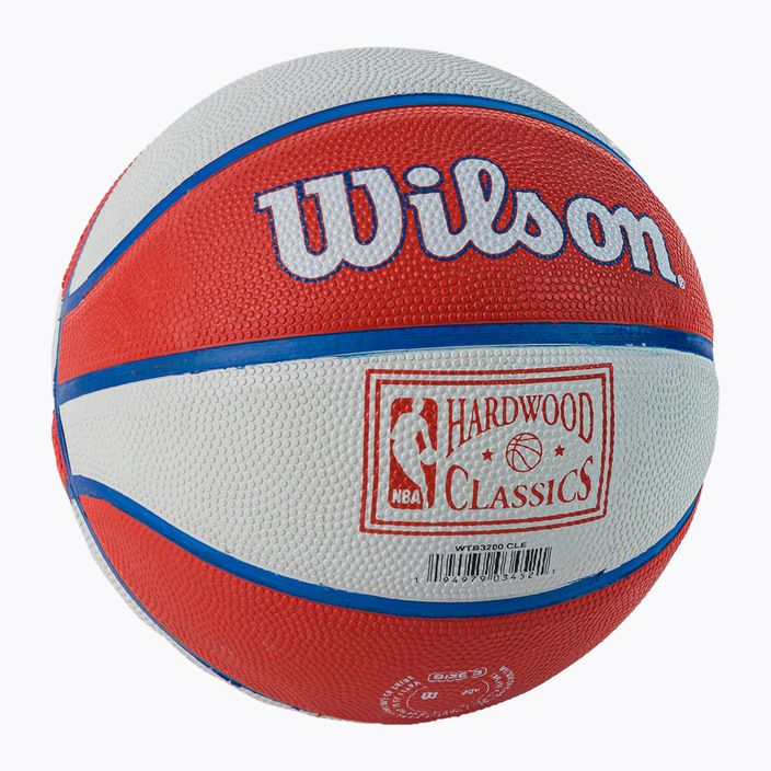 Міні м'яч баскетбольний  Wilson NBA Team Retro Mini Cleveland Cavaliers WTB3200XBCLE розмір 3 2