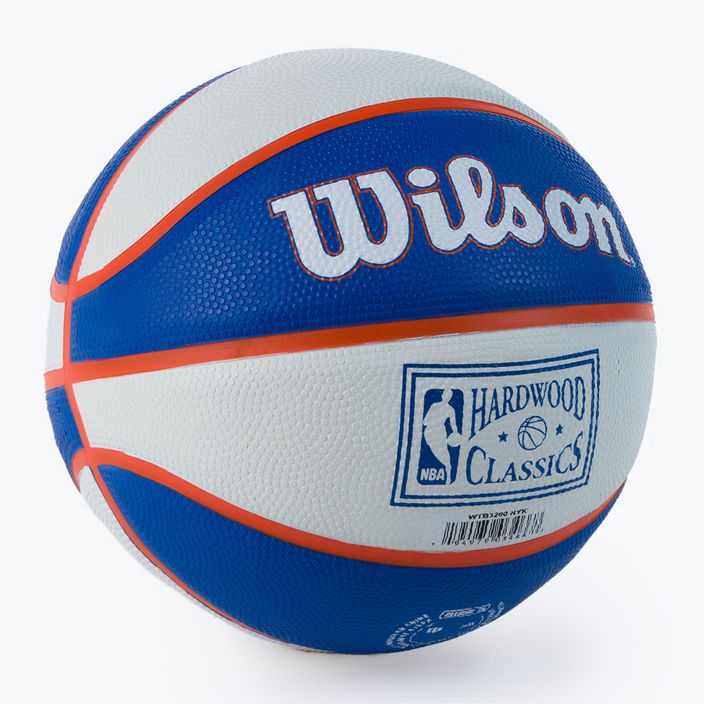 Міні м'яч баскетбольний  Wilson NBA Team Retro Mini New York Knicks WTB3200XBNYK розмір 3 2