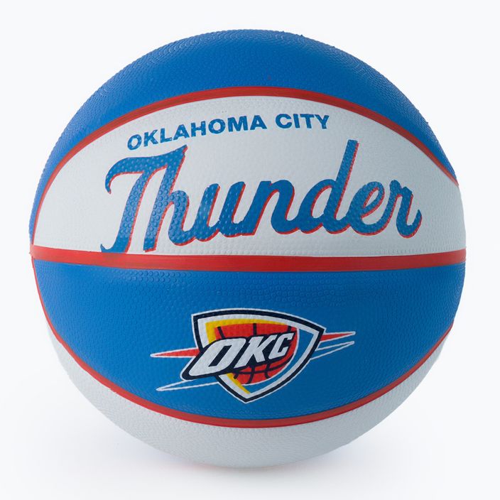 Міні м'яч баскетбольний  Wilson NBA Team Retro Mini Oklahoma City Thunder WTB3200XBOKC розмір 3