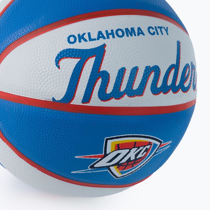 Міні м'яч баскетбольний  Wilson NBA Team Retro Mini Oklahoma City Thunder WTB3200XBOKC розмір 3 3