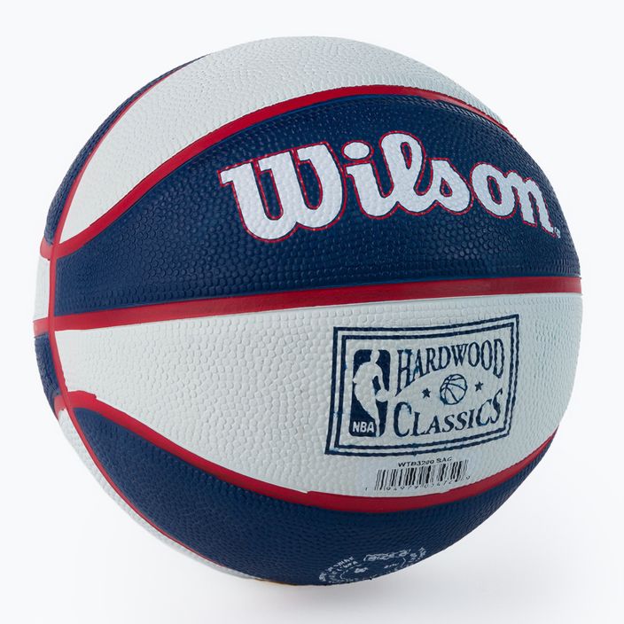 Міні м'яч баскетбольний  Wilson NBA Team Retro Mini Sacramento Kings WTB3200XBSAC розмір 3 2
