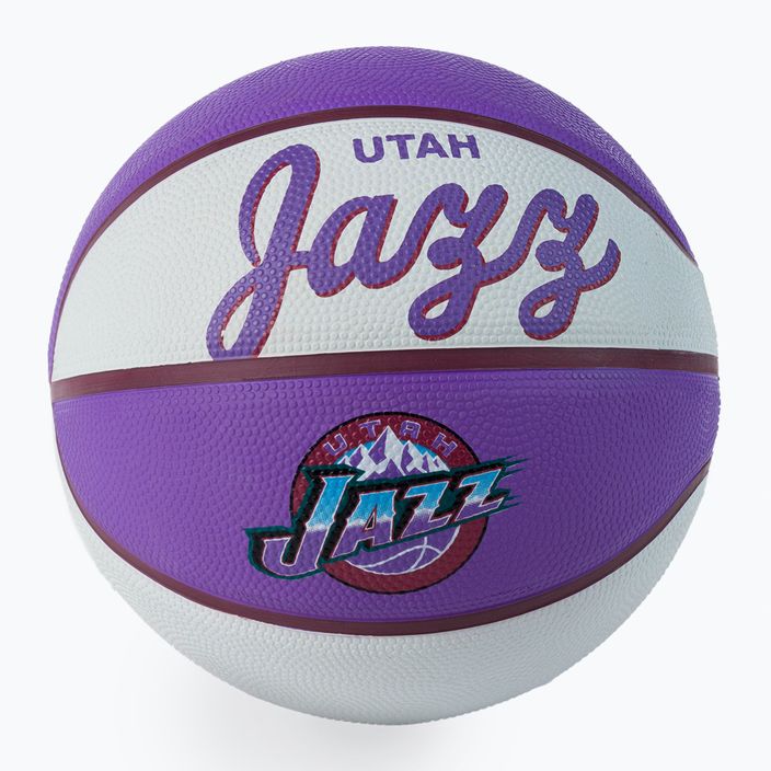 Міні м'яч баскетбольний  Wilson NBA Team Retro Mini Utah Jazz WTB3200XBUTA розмір 3
