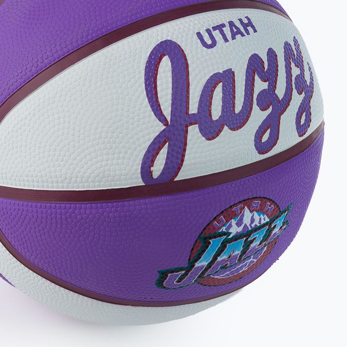 Міні м'яч баскетбольний  Wilson NBA Team Retro Mini Utah Jazz WTB3200XBUTA розмір 3 3