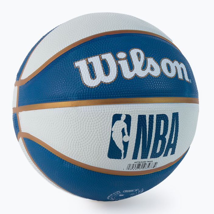 Міні м'яч баскетбольний  Wilson NBA Team Retro Mini Washington Wizards WTB3200XBWAS розмір 3
