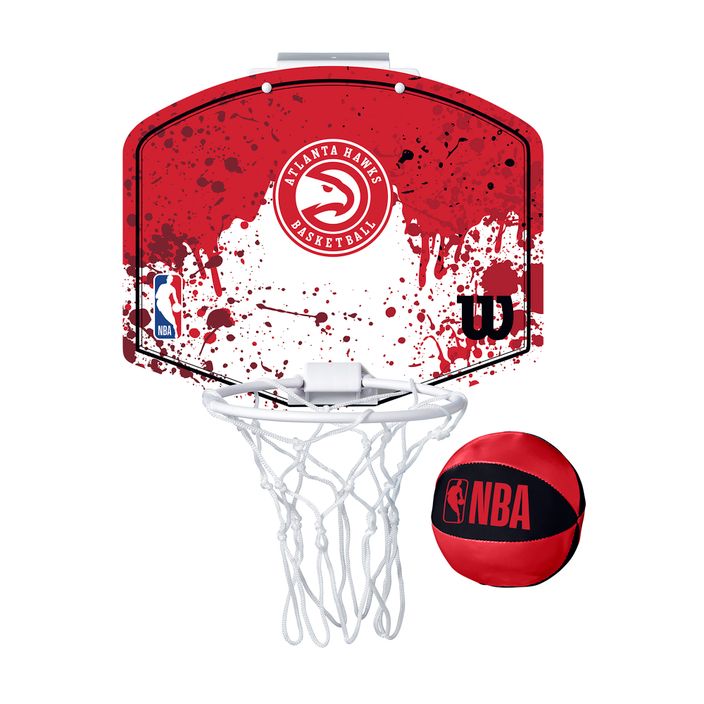 Набір для міні-баскетболу Wilson NBA Team Mini Hoop Atlanta Hawks 2
