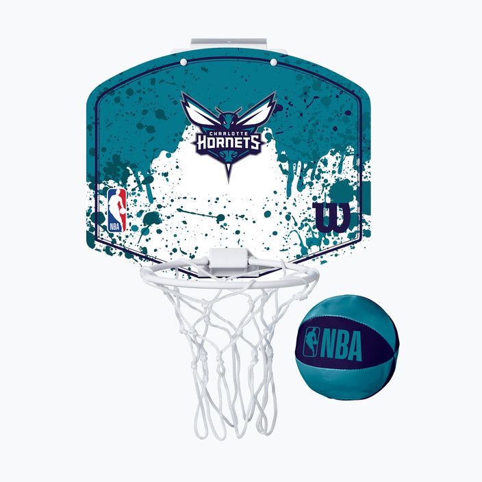 Набір для міні-баскетболу Wilson NBA Team Mini Hoop Charlotte Hornets