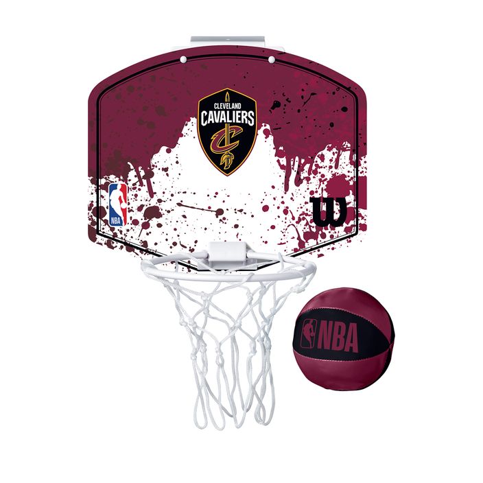 Набір для міні - баскетболу Wilson NBA Team Mini Hoop Cleveland Cavaliers dark red 2