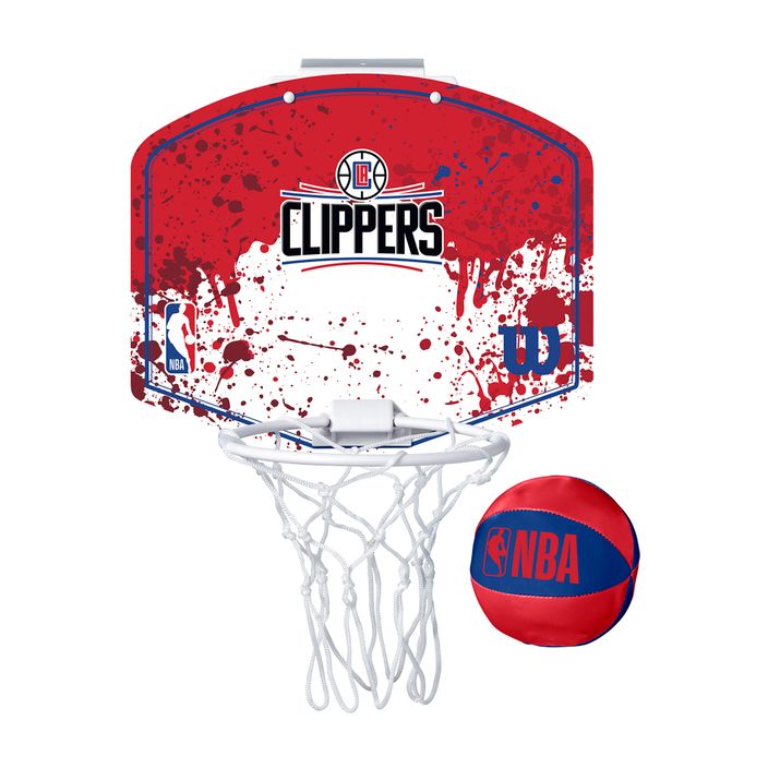Набір для міні-баскетболу Wilson NBA Team Mini Hoop Los Angeles Clippers 2