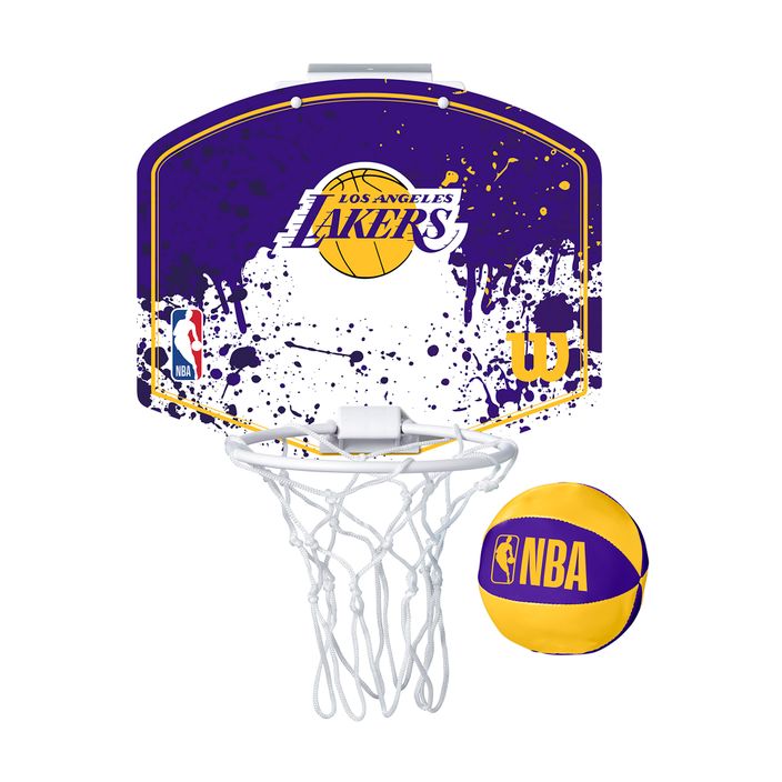 Набір для міні-баскетболу Wilson NBA Team Mini Hoop Los Angeles Lakers 2