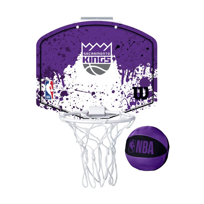 Набір для міні-баскетболу Wilson NBA Team Mini Hoop Sacramento Kings 2