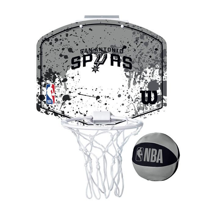 Набір для міні-баскетболу Wilson NBA Team Mini Hoop San Antonio Spurs 2