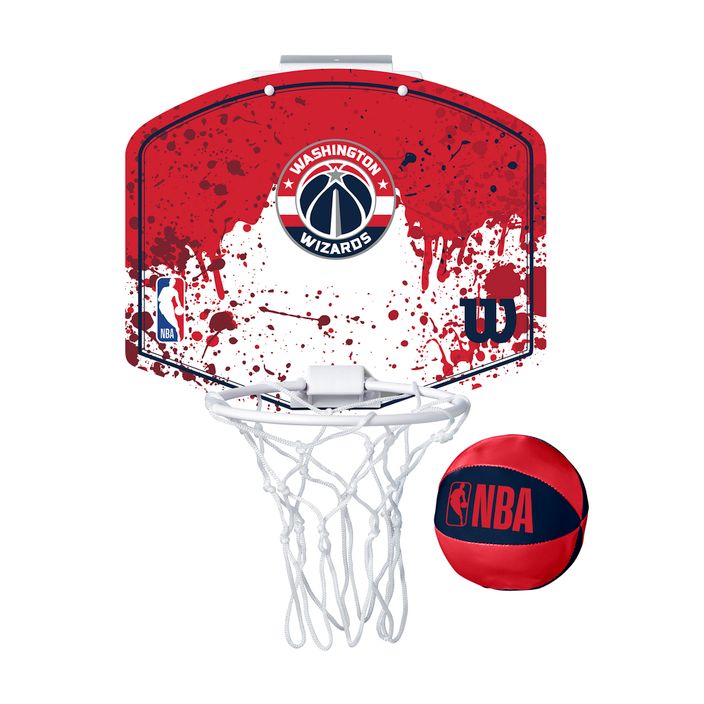 Набір для міні-баскетболу Wilson NBA Team Mini Hoop Washington Wizards 2