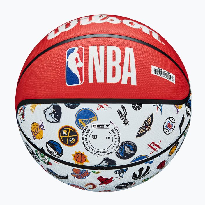 Баскетбольний м'яч Wilson NBA All Team RWB WTB1301XBNBA Розмір 7 6