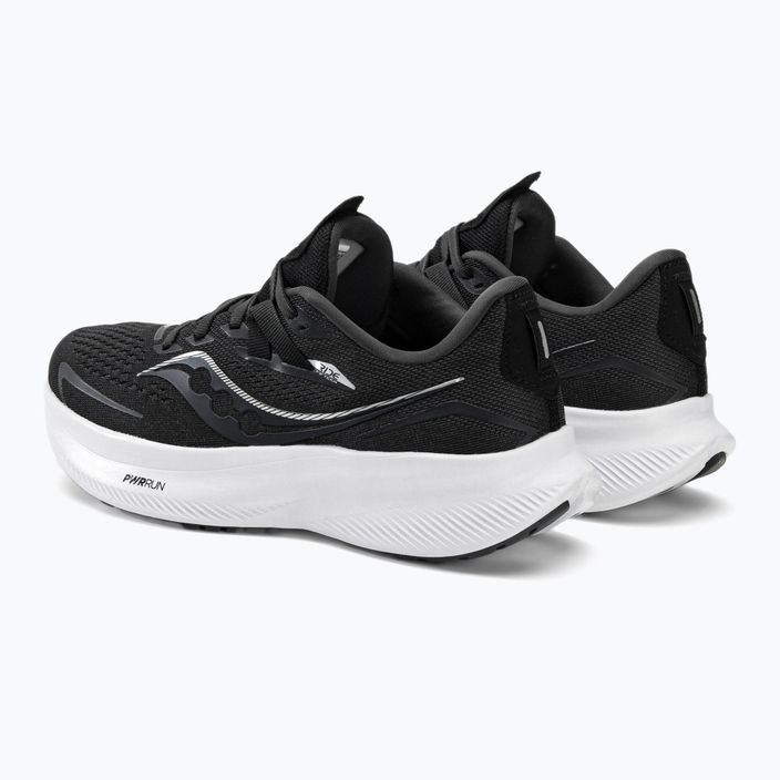 Кросівки для бігу жіночі Saucony Ride 15 black/white 5