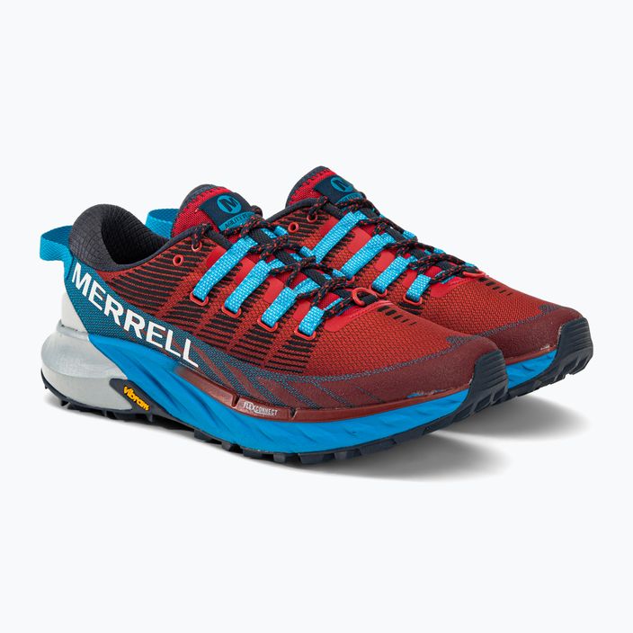 Кросівки для бігу чоловічі Merrell Agility Peak 4 червоно-блакитні J067463 4
