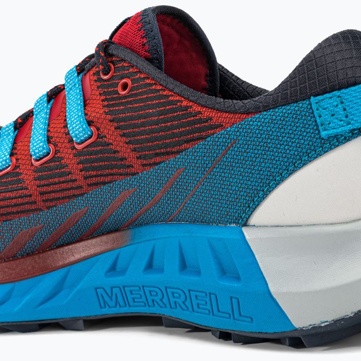 Кросівки для бігу чоловічі Merrell Agility Peak 4 червоно-блакитні J067463 10