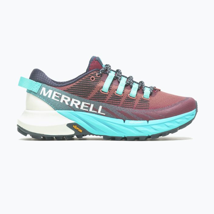 Кросівки для бігу жіночі Merrell Agility Peak 4 бордово-блакитні J067546 12