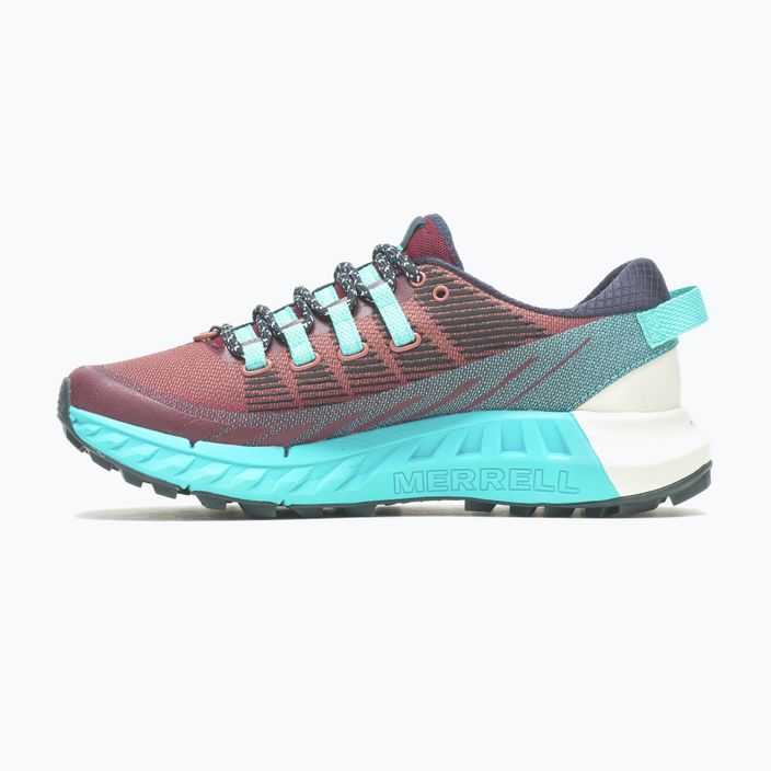 Кросівки для бігу жіночі Merrell Agility Peak 4 бордово-блакитні J067546 13