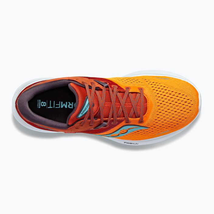 Кросівки для бігу чоловічі Saucony Ride 16 помаранчево-червоні S20830-25 14