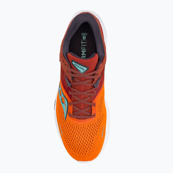 Кросівки для бігу чоловічі Saucony Ride 16 помаранчево-червоні S20830-25 6