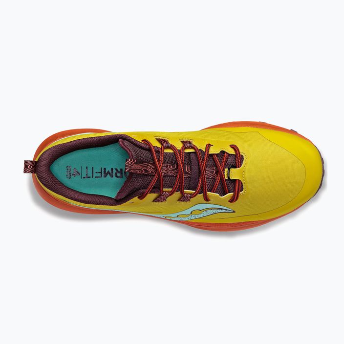 Кросівки для бігу жіночі Saucony Peregrine 13 жовто-помаранчеві S10838-35 14