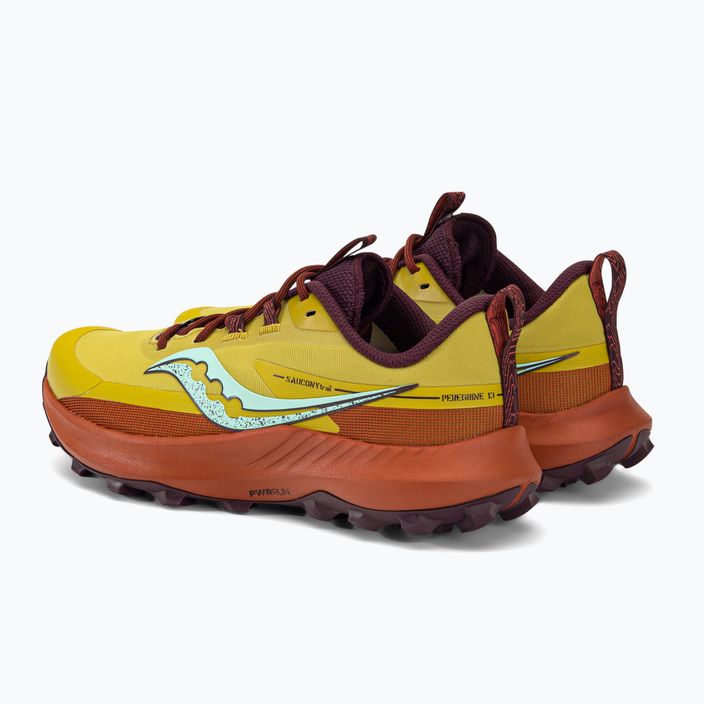 Кросівки для бігу жіночі Saucony Peregrine 13 жовто-помаранчеві S10838-35 3