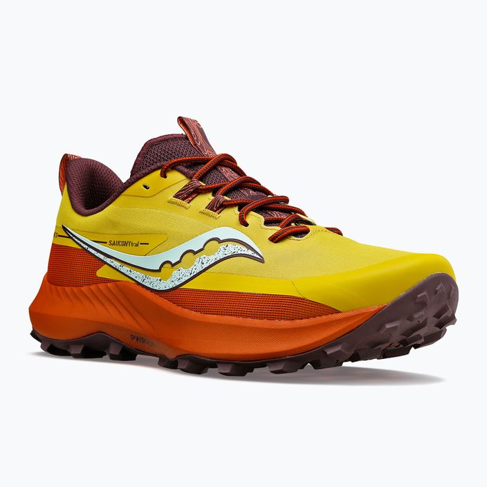 Кросівки для бігу чоловічі Saucony Peregrine 13 жовто-помаранчеві S20838-35 11