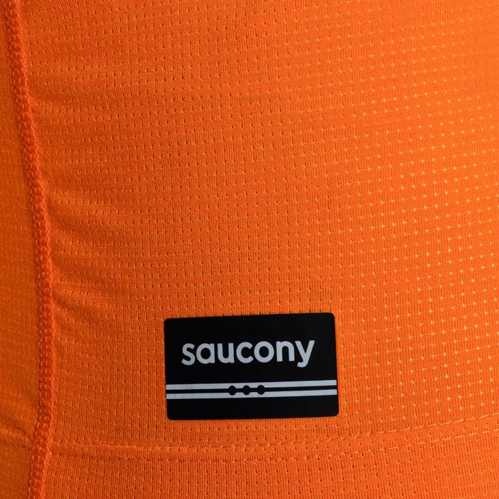 Чоловіча бігова сорочка з перцевим вересом Saucony з секундоміром 3