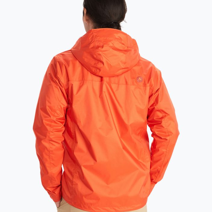 Куртка дощовик чоловіча Marmot PreCip Eco помаранчева 415005972 4