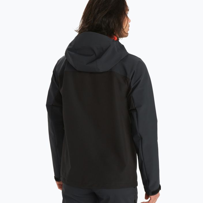 Куртка софтшел чоловіча Marmot ROM GORE-TEX Infinium Hoody чорна M12360001 2